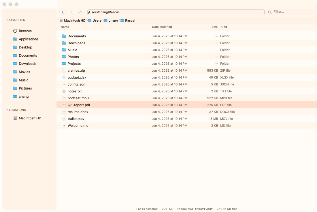 Opening the preview panel, then splitting into a second pane